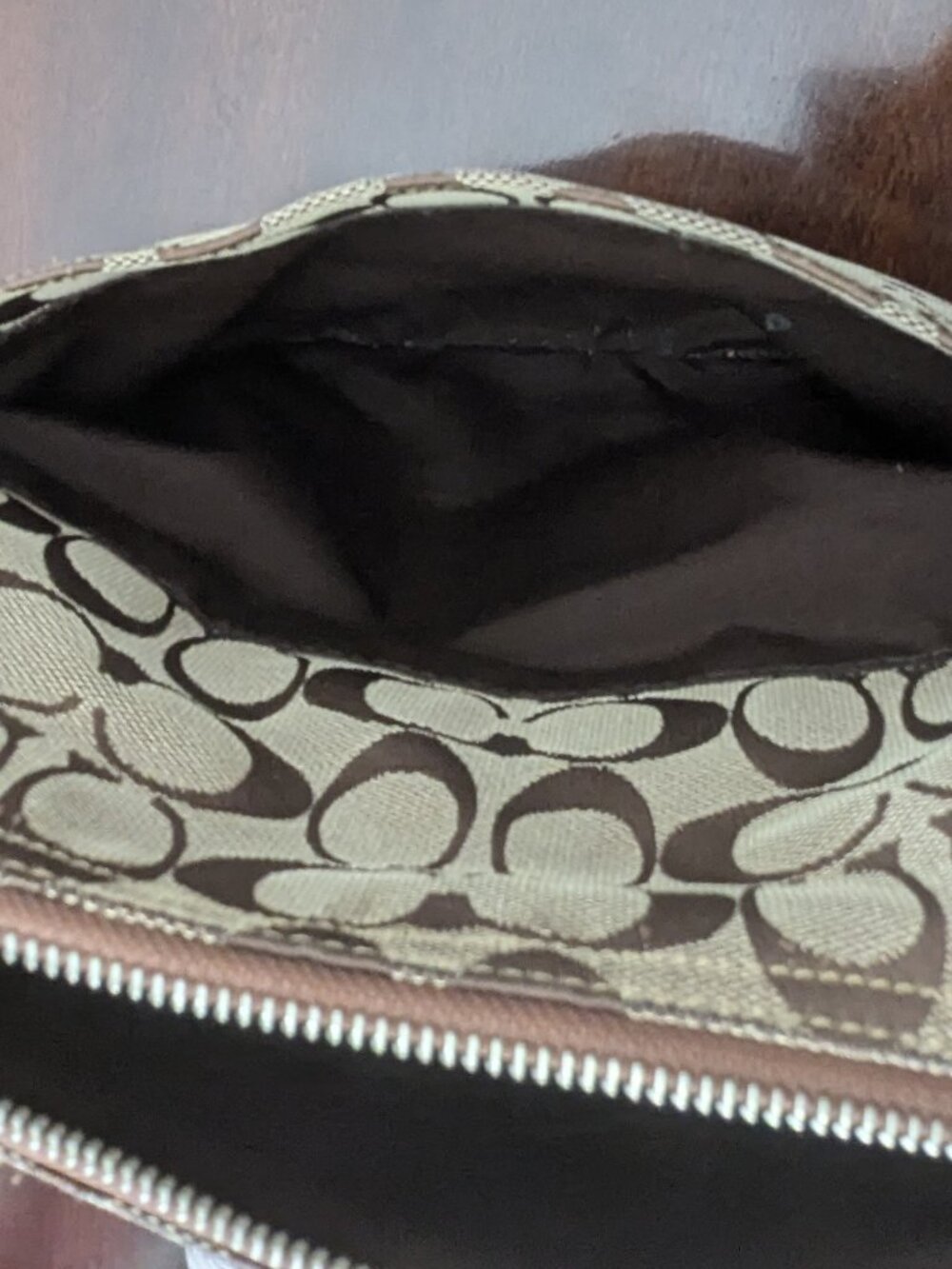 Coach A0879-F10906 Soho Hobo Shoulder Bag Brown Tan Medium Purse - Picture 14 of 14